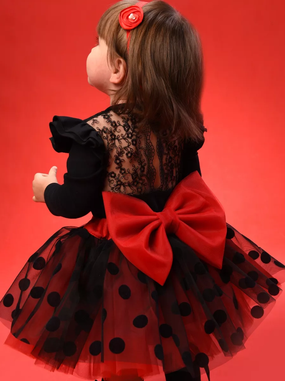 Юбка-пачка в горох