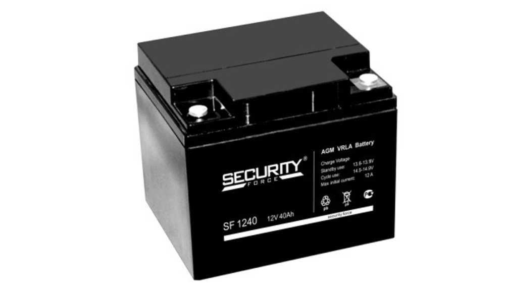 Аккумулятор  Security Force 12 В, 40 Ач