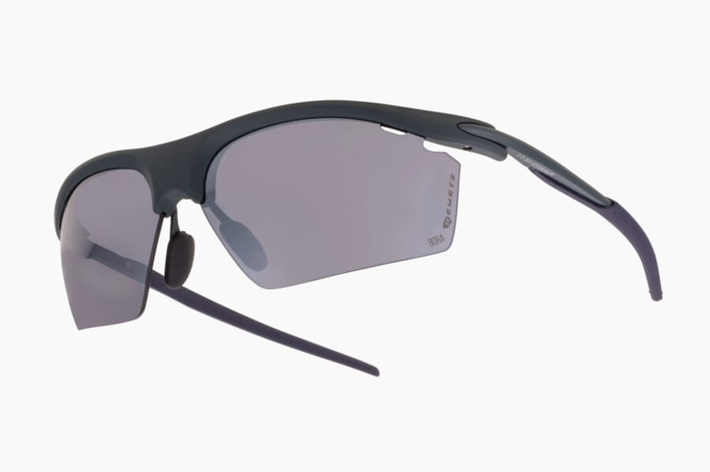 Спортивные очки Demetz Lazer-Run / Green Matt/ Purple Matt Grey with Silver Mirror Cat.3