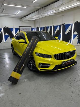 Kia в пленку Carbins yellow maize