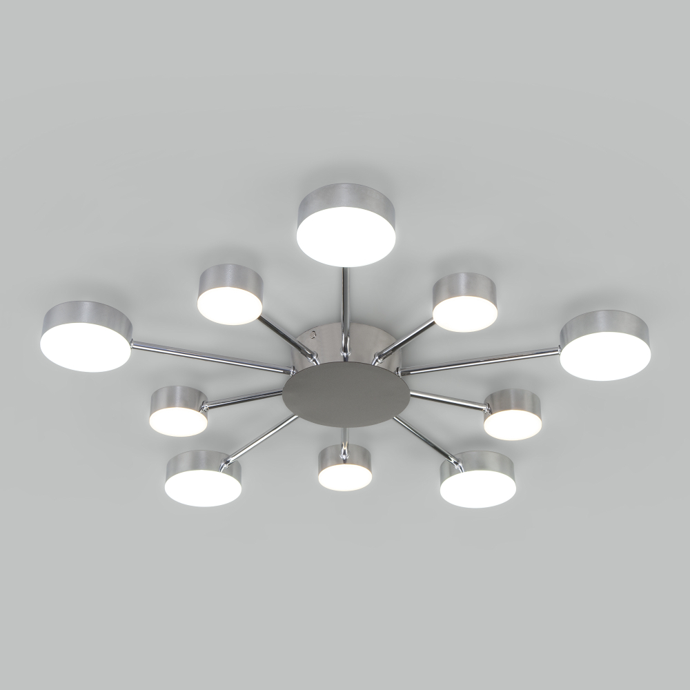 Потолочная светодиодная люстра 90242/10 хром