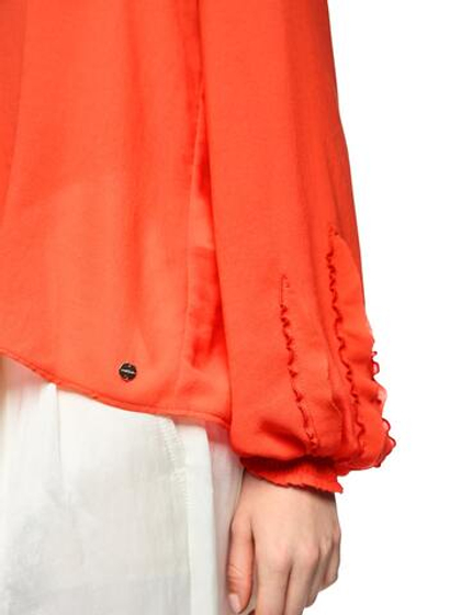 Marc Cain Блуза из струящейся ткани