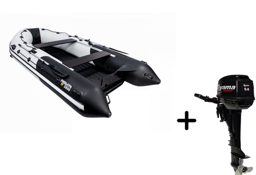 Ривьера 3800 НДНД Киль + Toyama T 9.8 BMS (комплект лодка + мотор)