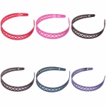 Ободок для волос пластиковый «Province - Lily», плетёнка, микс 6 цветов, 2,5 см