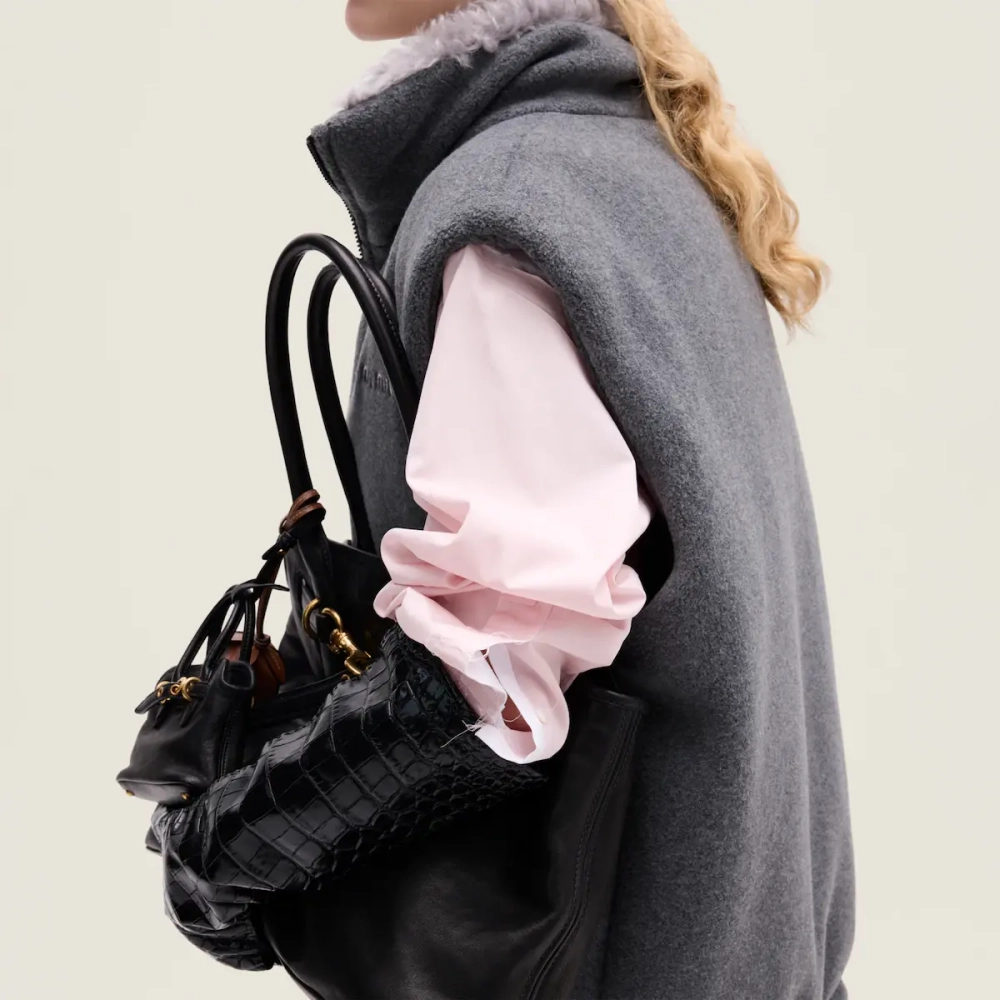 Рубашка Miu Miu из поплина