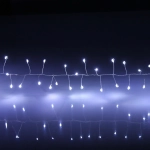 Гирлянда для дома 2,0 м 150 ламп LED «Мишура», IP-40, Белый