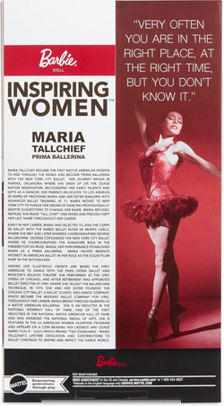Кукла Barbie Мария Таллчиф Inspiring Women