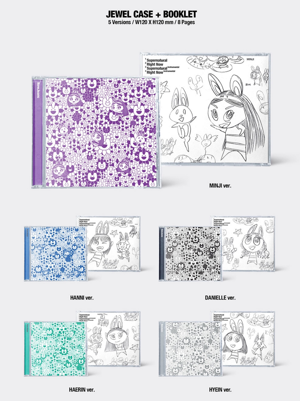 Альбом NewJeans - Supernatural (NJ X MURAKAMI Cross Bag ver.)