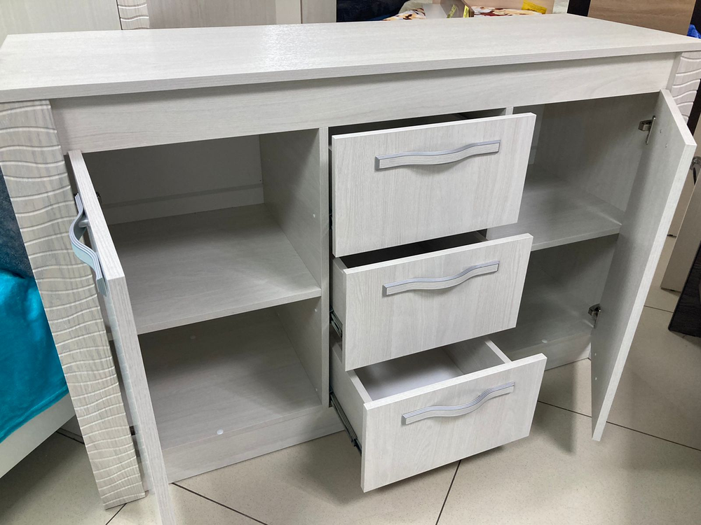 Комод Монако КМ-14 ясень белый