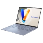 Ноутбук Asus/Vivobook S16 S5606CA-RI140/1y/Core Ultra 7/255H/2 GHz/32 Gb/PCIe NVMe SSD/1000 Gb/No ODD/Graphics/Arc/256 Mb/16 ''/2880x1800/FreeDos/120Hz refresh rate/VESA CERTIFIED Display HDR True Black 600/cyan