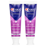 Crest, 3D White, улучшенная формула, зубная паста против кариеса с фторидом, со вкусом мяты, 2 тюбика по 93 г (3,3 унции)