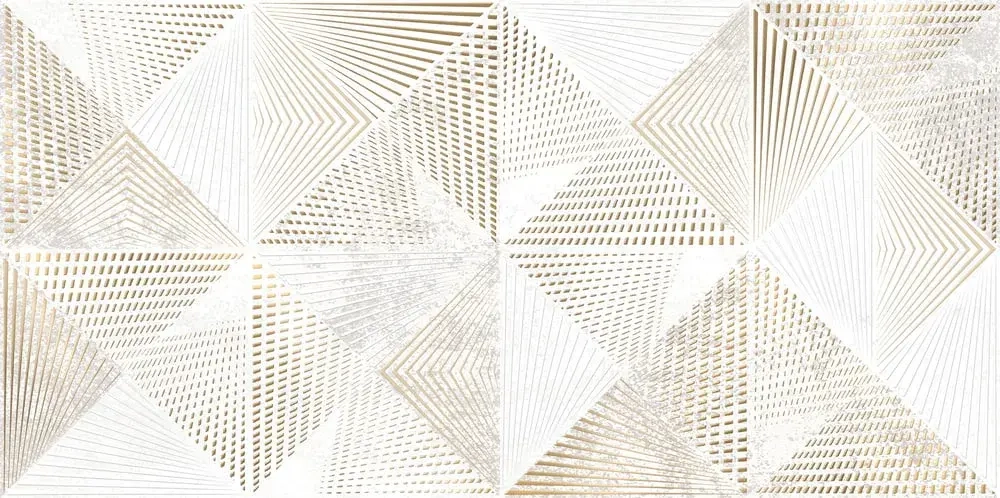 Декоративная плитка ALMA Ceramica DWU09PMT004 Piemonte 50x24.9 бежевая матовая с орнаментом