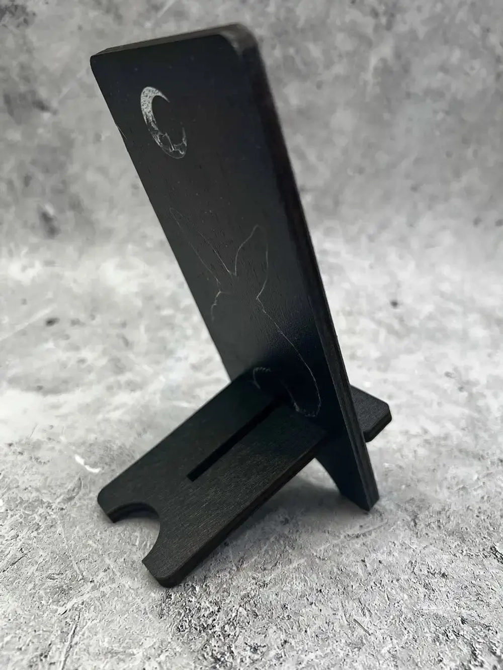 Подставка для телефона деревянная