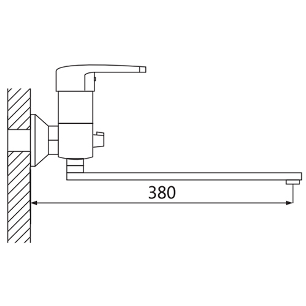 Смеситель для ванны Oute T28 T2823C