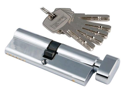 Механизм цилиндровый S-Locked Z-402-B-60 CP 5кл хром перф.кл/верт. (25*10*25)  / 120354