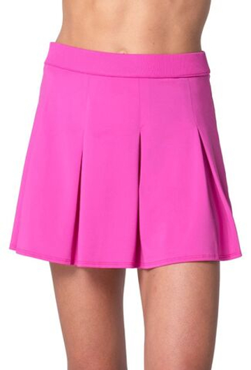 Теннисная юбка Lucky in Love Pleat Party - mulberry