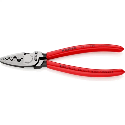 Инструмент для обжима контактных гильз 180 мм Knipex 97 71 180 SB