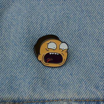 Значок металлический на одежду/Пин. Морти