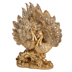 ФИГУРКА "ПАВЛИНЫ" 17*8*19 СМ. СЕРИЯ "МАХАРАДЖИ" (КОР=16ШТ.)