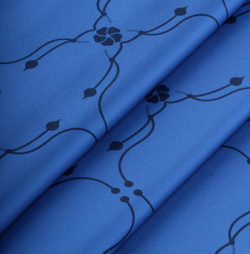 Наволочка 50x70 Mollen Узор васильково-синяя шелковая