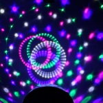 Диско-шар светодиодный «Каледоскоп», LED (красный, зеленый, синий), USB+mp3+пульт+bluetooth (220V)