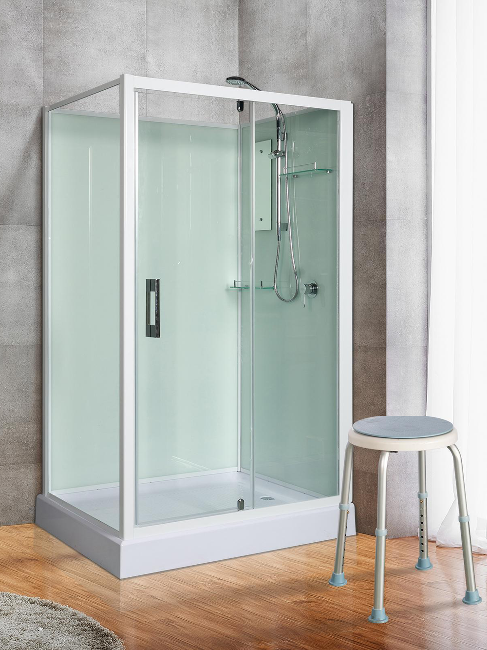 Душевая кабина RIVER TANA Б/К 100/80 100х80х217 10000001873 Универсальная Прямоугольная