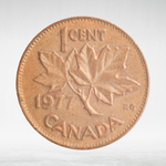 Canada, 1 Cent, 1977 – Elizabeth II (Second Portrait), XF