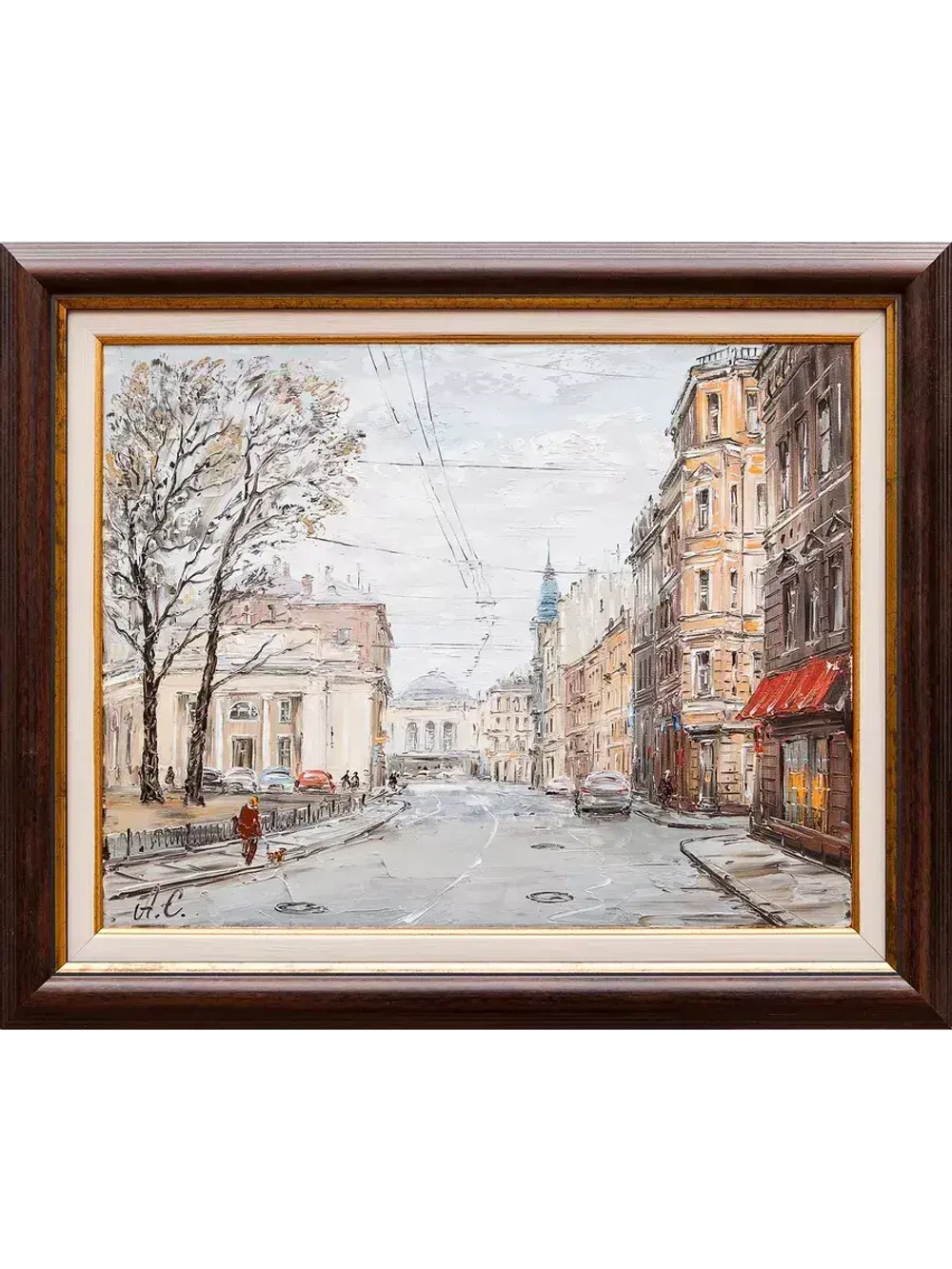 Картина маслом "Караванная улица" Стеняев