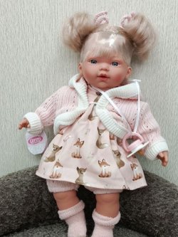УЦЕНКАКукла Llorens мягконабивная 33см Roberta (33142)