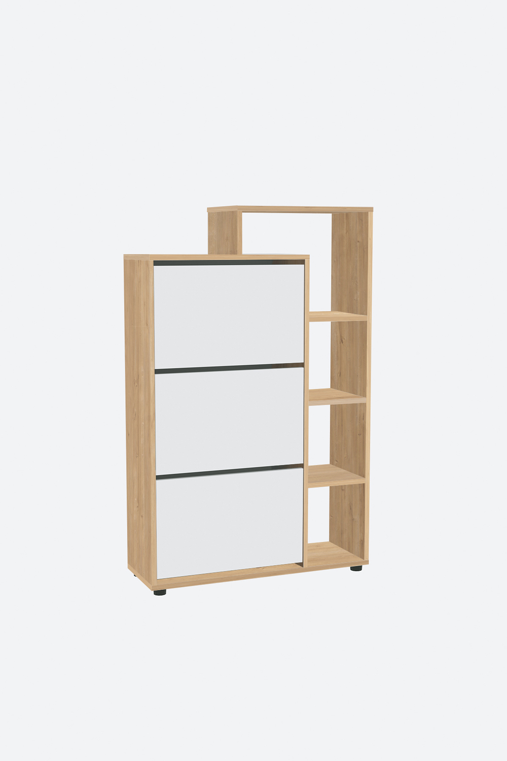 Обувница LEGO  - дуб/белый