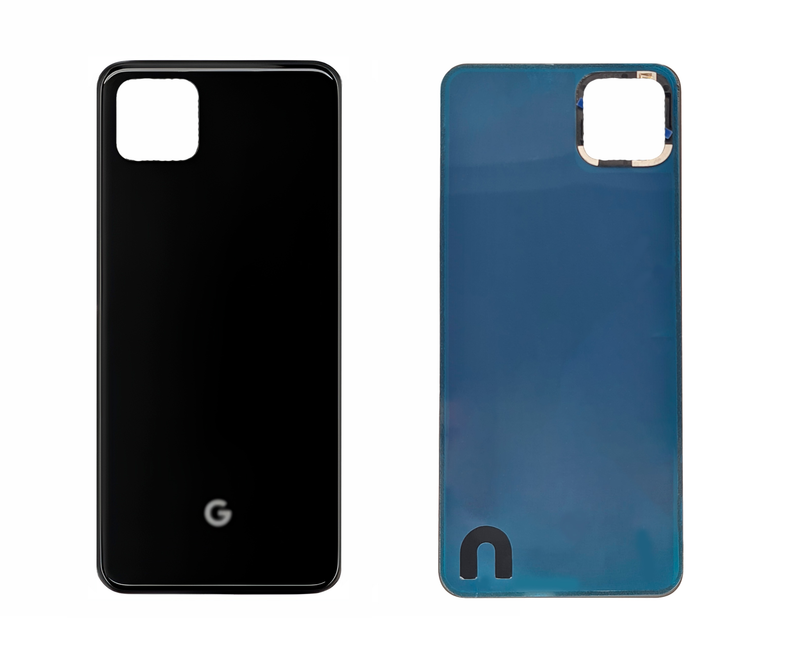 Задняя крышка для Google Pixel 4 XL черная без стекла камеры (Just Black)