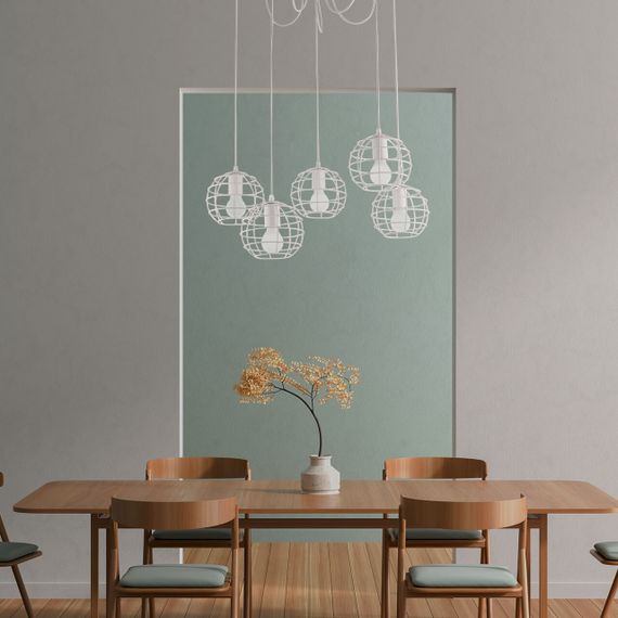 Подвесная люстра Arte Lamp A1110SP-5WH