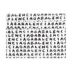 Balenciaga Cash Cow Leather Card Holder Card Holder Men"s Black White