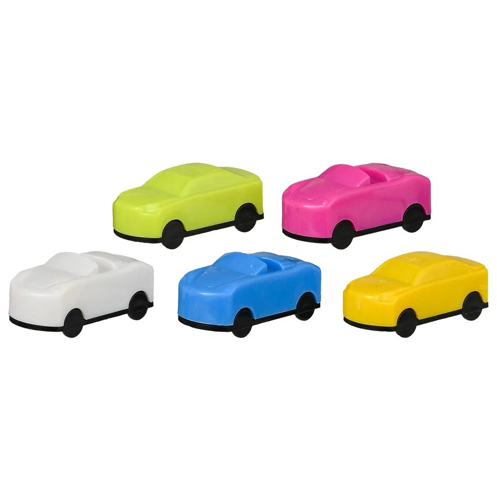 Точилка Basir, одинарная, серия "Машинка", в виде машины, 5 цветов корпуса, 4 см