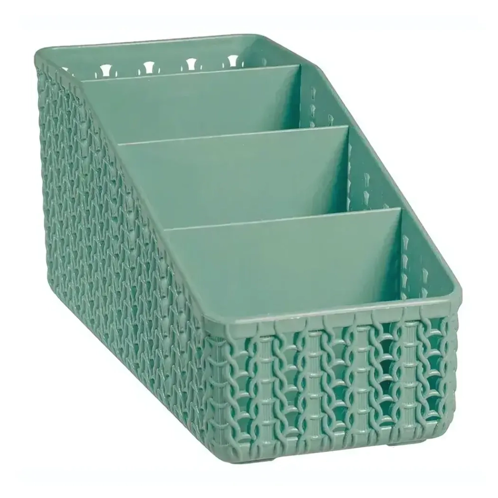 Органайзер ВЯЗАНИЕ 4 секции фисташковый