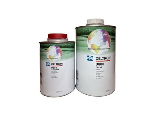 PPG Лак D800, комплект (1,0 + 0,5л)