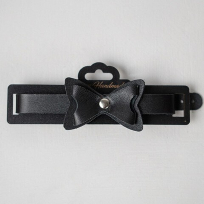 Чокер "Бабочка" черный, маленький