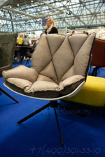 Дизайнерское кресло DC-1565D серое (GREY)