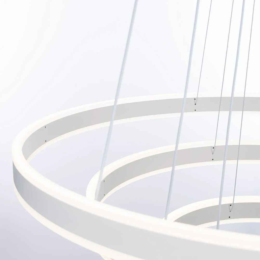 Citilux Дуэт CL719680 LED Люстра подвесная с пультом Белая