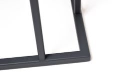 "Женева" интерьерный стол из HPL шестиугольный, D40, H55, цвет "серый гранит"