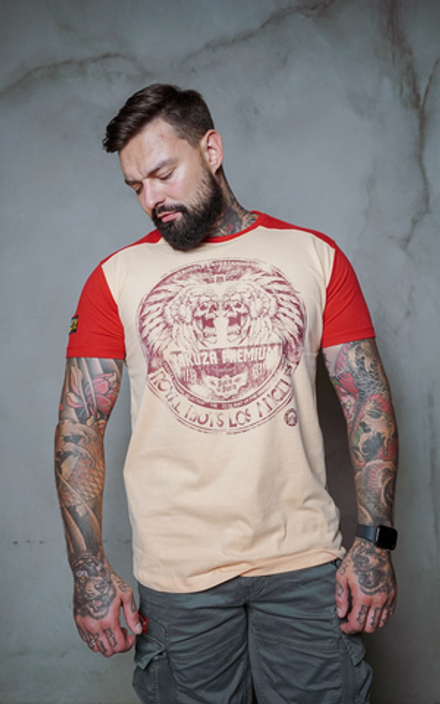 Футболка оранжевая Yakuza Premium 3704-1