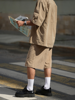 Шорты широкие | camel