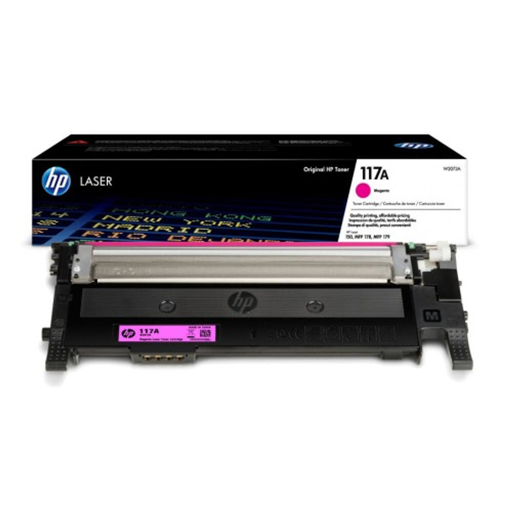 Оригинальный лазерный картридж HP 117A, пурпурный, W2073A