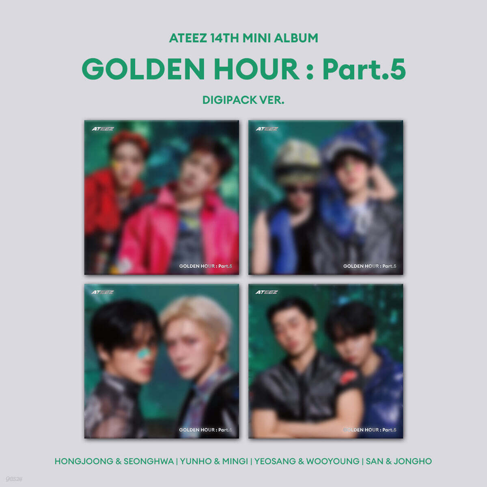 Альбом ATEEZ - 14TH MINI ALBUM [GOLDEN HOUR : Part.5][DIGIPACK UNIT VER.]