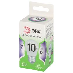 Лампа светодиодная ЭРА GREEN LINE LED P45-10W-865-E27 GL 10Вт шар холодный свет E27 | Лампы cветодиодные Шар (G/P)