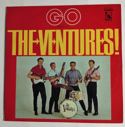 Винтажная виниловая пластинка LP The Ventures Go With The Ventures (Japan 1966) (No Obi) (Red Wax Vinyl)