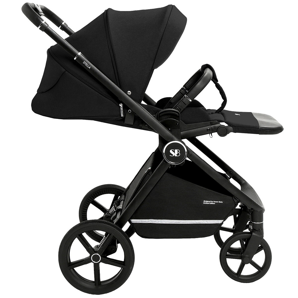 Коляска 3 в 1 Sweet Baby Stella + автокресло Premier Grey Black