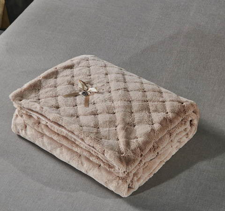 Плед 160x220 Sofi De MarkO Бернард бежевый