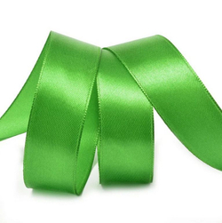 Лента атласная 25 мм (23 метра, цвет №19 Зеленый)