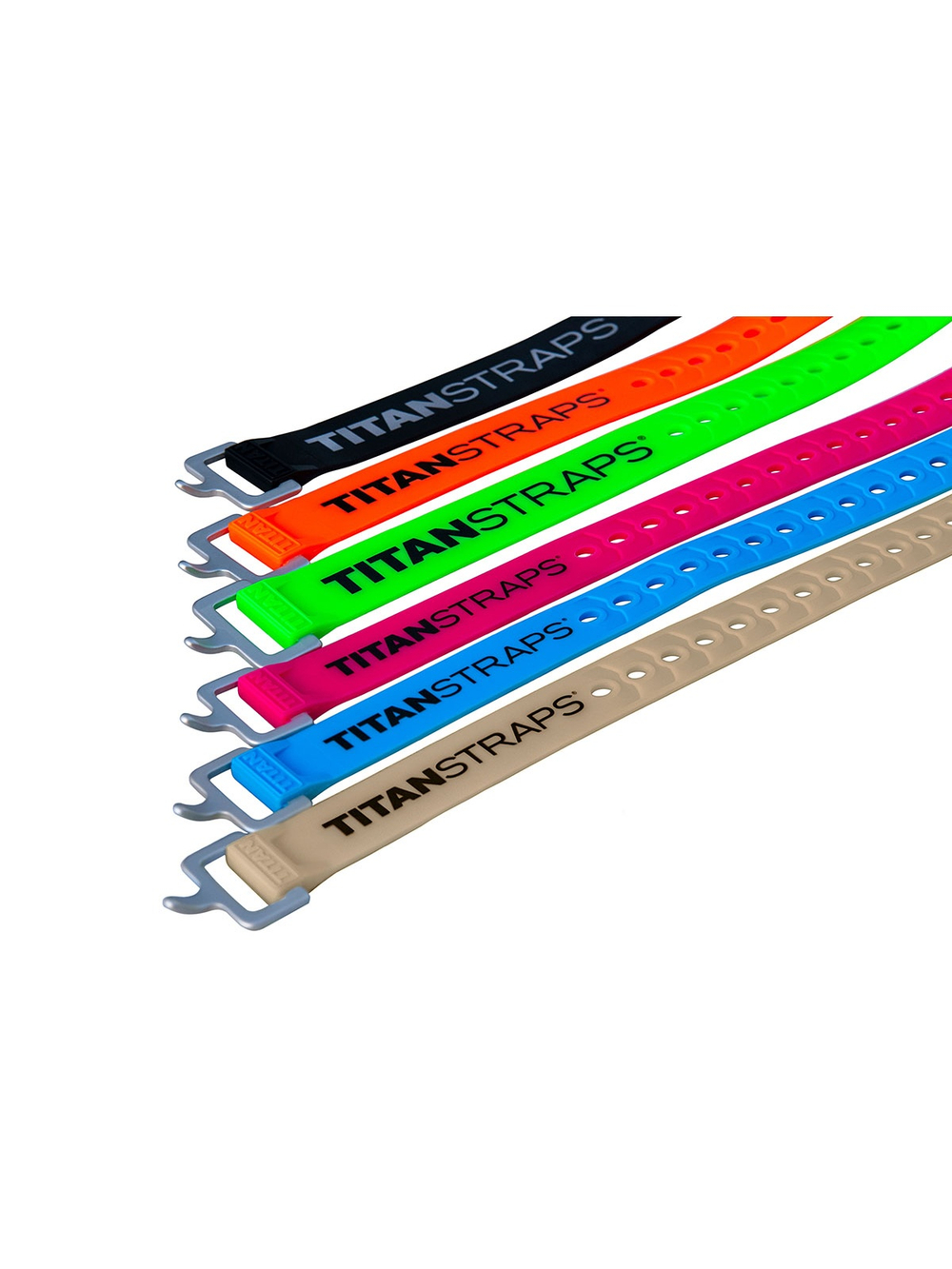 Ремень крепёжный TitanStraps Super Straps черный L = 46 см (Dmax = 12,7 см, Dmin = 3,2 см)